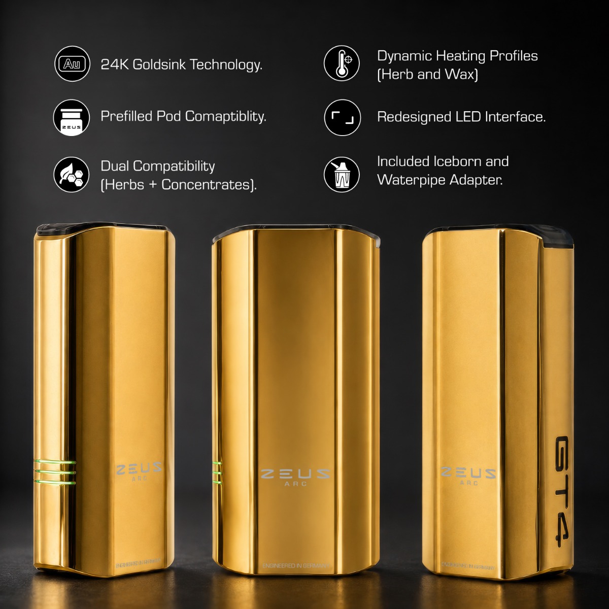 Shop Zeus Arc GT4 - Dual Use Gold Performance | ZEUS