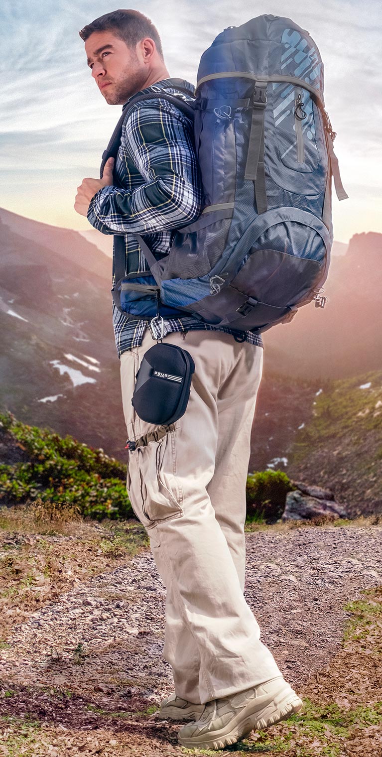 A man takes his Zeus Armor and devices on the ultimate test. A trip into the wilderness to enjoy nature and protect his vaporizer.